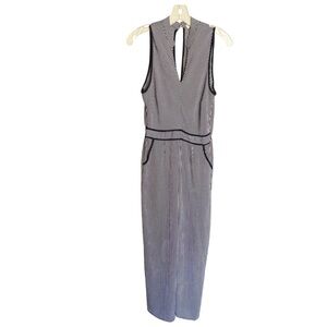 Striped Black and White Women's Dress